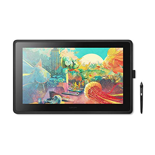 Wacom Cintiq 22 avec socle réglable : pour illustrer et dessiner sur un écran 1 920 x 1 080 Full HD avec la précision du stylet Wacom Pro Pen 2, compatible Mac et PC