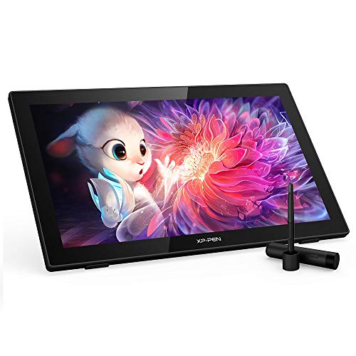 XPPen Tablette Graphique Professionnel Artist 22 2e Génération avec Ecran 21,5 Pouces Manga Matériel 122% sRGB Stylet Passif à 8192 avec Support Réglable Compatible Mac et Windows