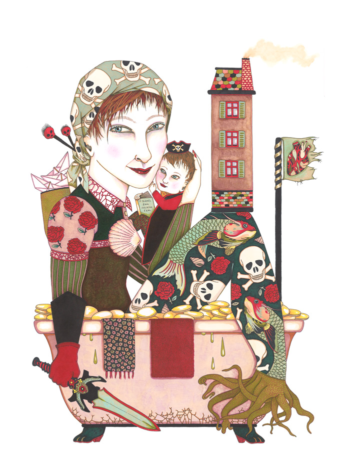 02_Bonie - Illustrations du livre L'argent. Editions Thierry Magnier_2013