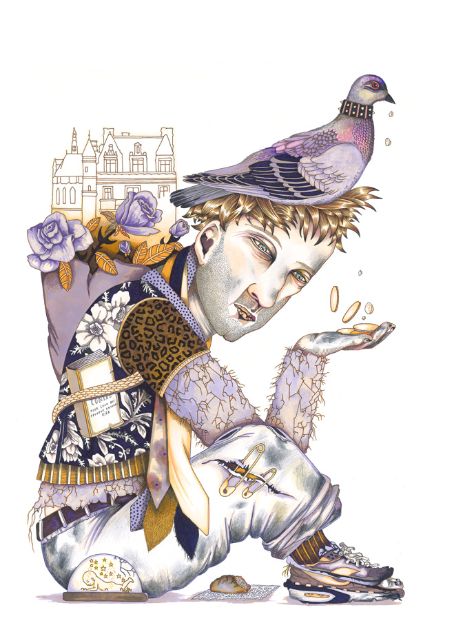 04_Franz - Illustrations du livre L'argent. Editions Thierry Magnier_2013