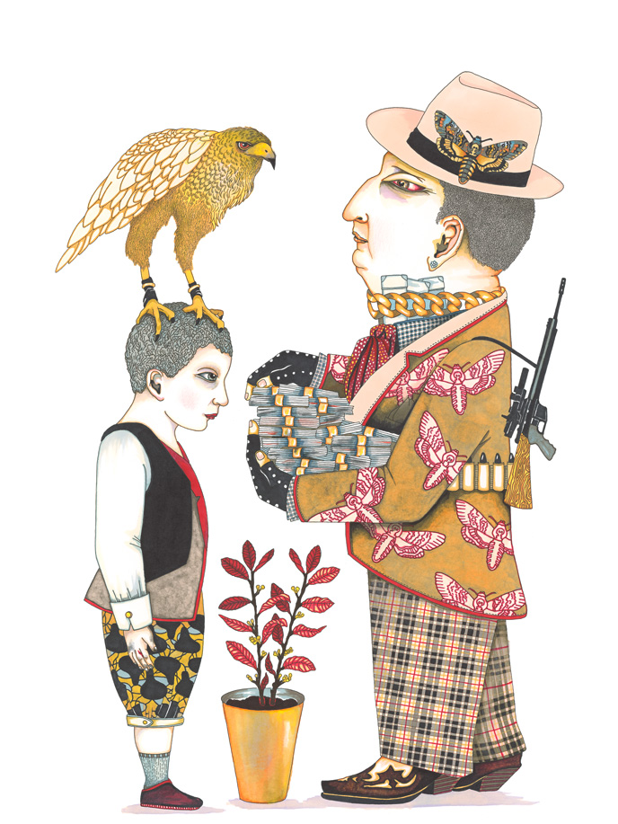 06_Arturo - Illustrations du livre L'argent. Editions Thierry Magnier_2013