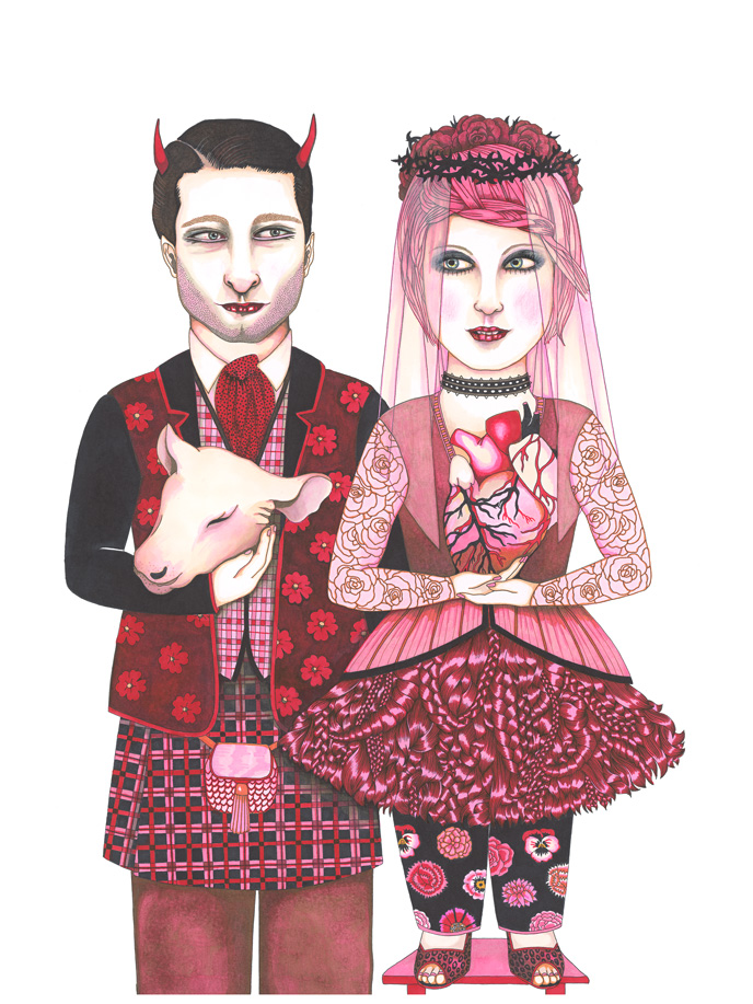 07_Ernesto & Virginie - Illustrations du livre L'argent. Editions Thierry Magnier_2013