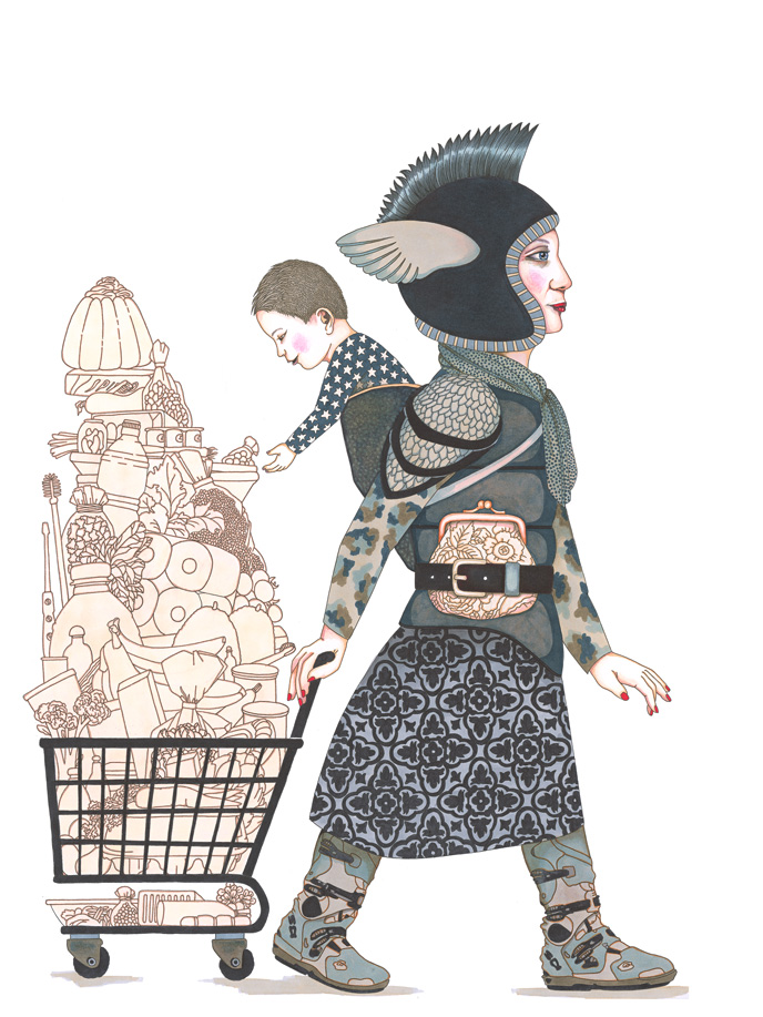 09_Sofie - Illustrations du livre L'argent. Editions Thierry Magnier_2013