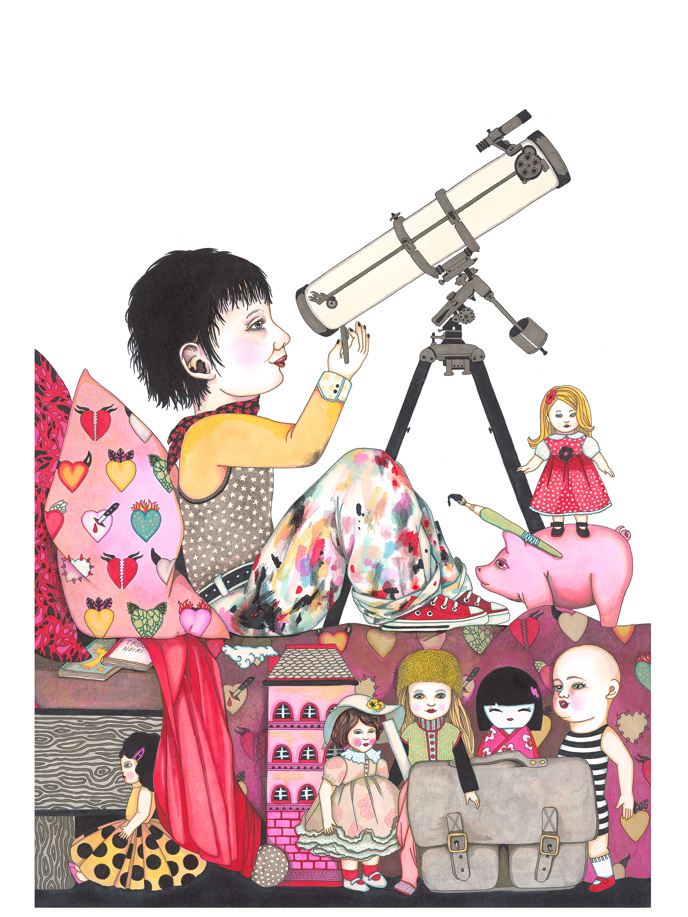 11_Fortunée - Illustrations du livre L'argent. Editions Thierry Magnier_2013
